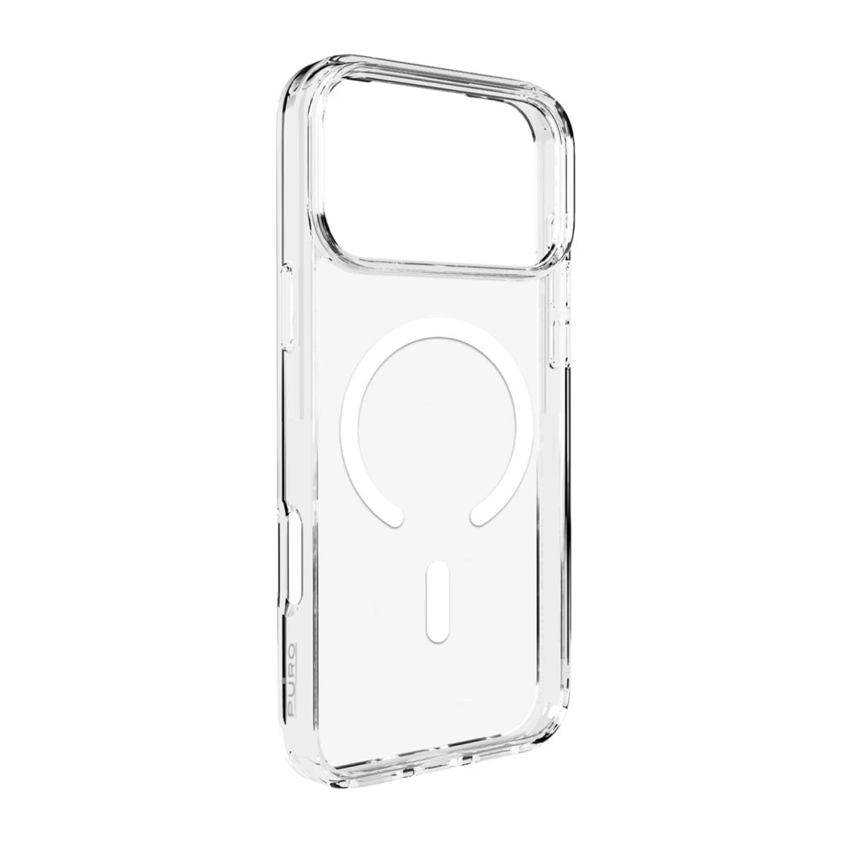 Dėklas iphone 17 Pro Magsafe Lite Mag Tpu Pc - Skaidrus Baltas žiedas
