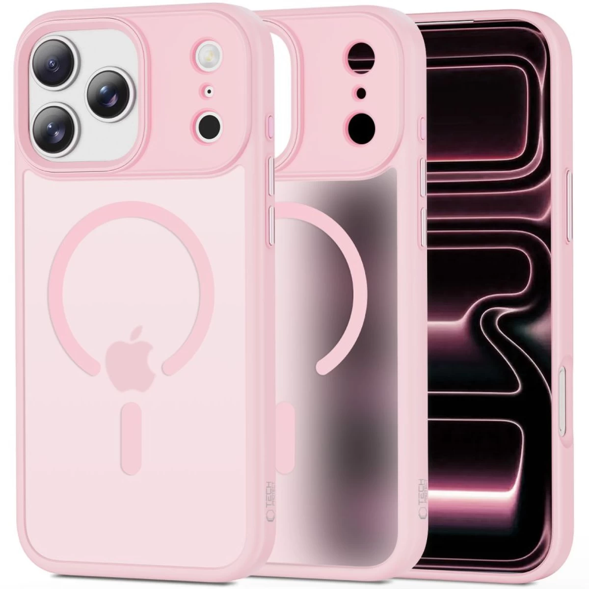 Dėklas iphone 17 Pro Max Magmat Magsafe - Rožinis