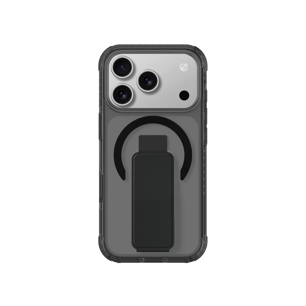 Dėklas iphone 17 Pro Max Titan Pro Laikiklis magsafe - Juodas