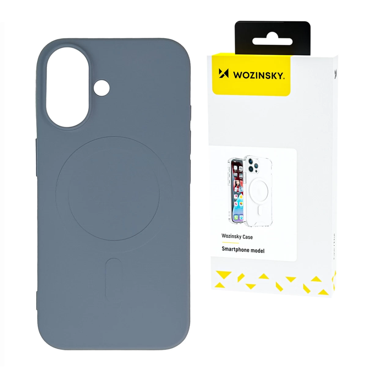 Dėklas samsung Galaxy S24 Fe Liquid Silicone Case Magsafe - Pilkas