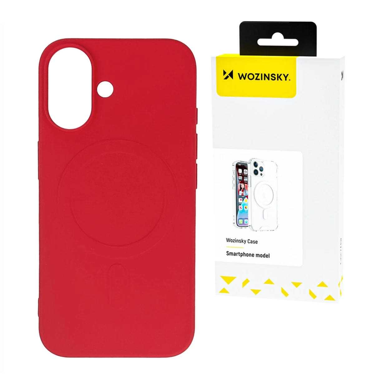 Dėklas samsung Galaxy S24 Fe Liquid Silicone Case Magsafe - Raudonas