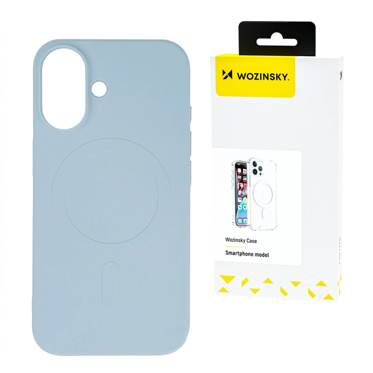Dėklas samsung Galaxy S24 Fe Liquid Silicone Case Magsafe - šviesiai Mėlynas