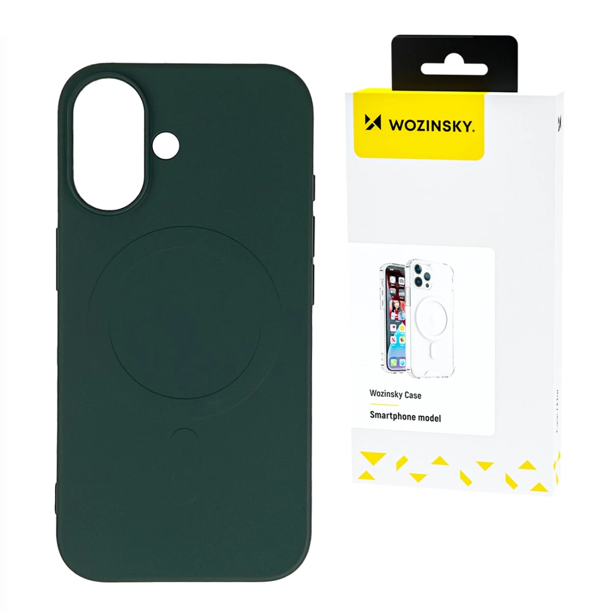 Dėklas samsung Galaxy S24 Fe Liquid Silicone Case Magsafe - žalias