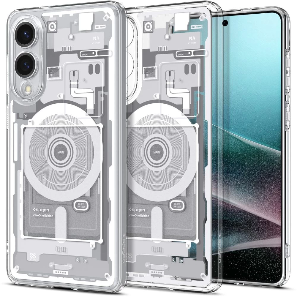 Dėklas samsung Galaxy S25 Edge, Atspausdintas Su ultra Hybrid Mag Su magsafe - Baltas