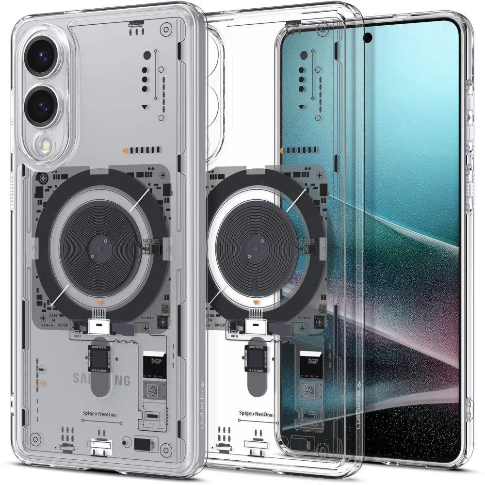 Dėklas samsung Galaxy S25 Edge, Atspausdintas Su ultra Hybrid Mag Su magsafe - Skaidrus