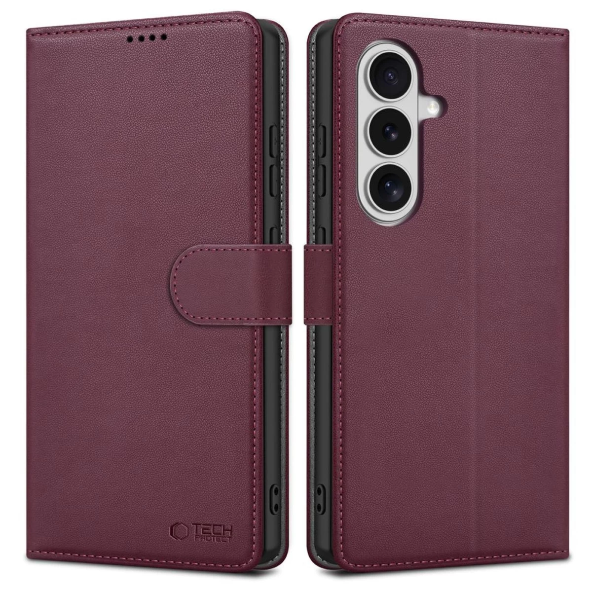 Dėklas samsung Galaxy S26 Piniginei - Bordo Spalvos
