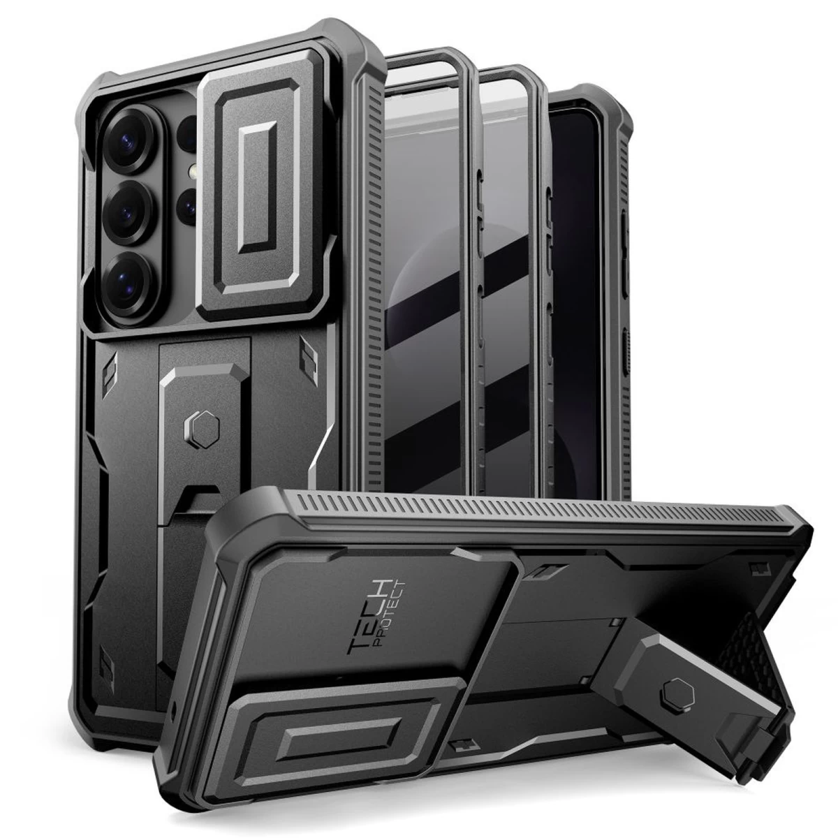 Dėklas samsung Galaxy S26 Ultra Kevlar Cam+ - Juodas