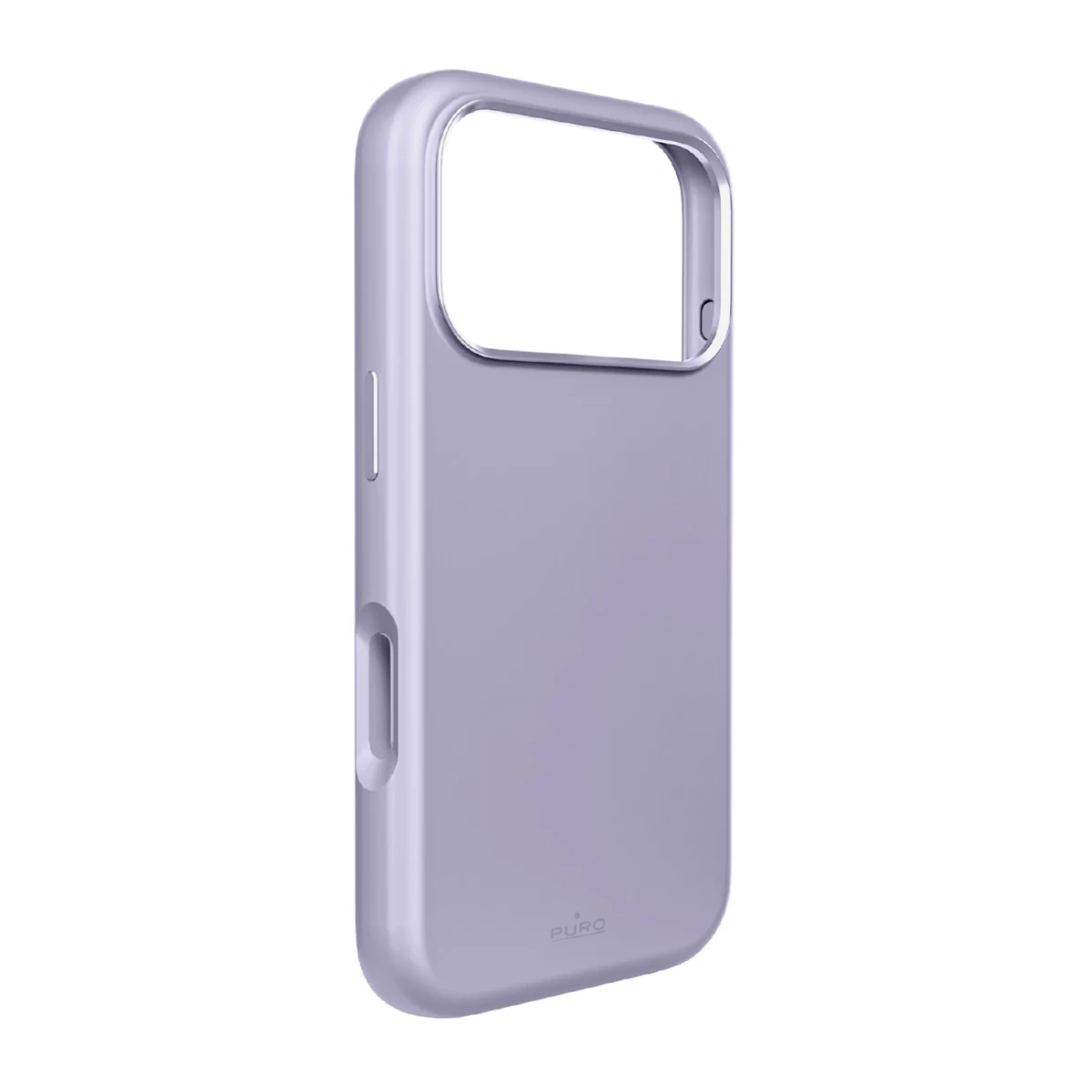 Dėklas Su Aliuminio Mygtukais iphone 17 Pro Icon Mag Pro Liquid Silicone Magsafe - Levandų Spalvos