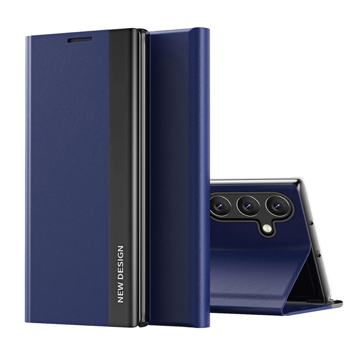 Dėklas Su Atlenkiamu Dangteliu Ir Stovu, Skirtas samsung Galaxy A16 / A16 5g Sleep Case Pro - Mėlynas