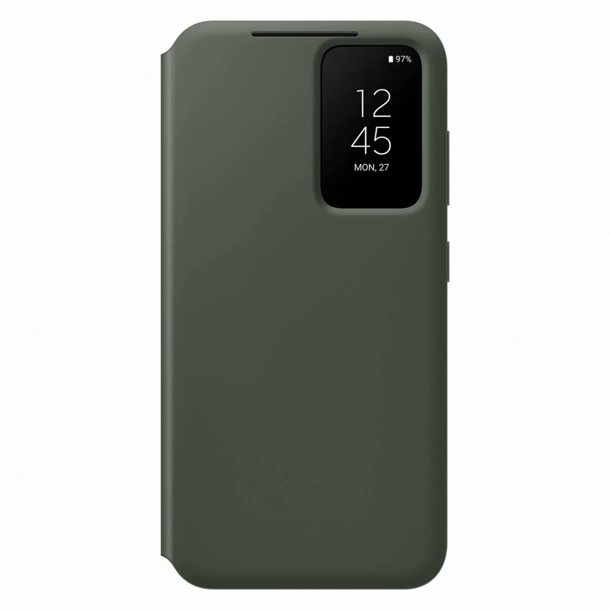 Dėklas Su Atlenkiamu Langeliu, Skirtas Samsung Galaxy S23 Chaki Spalvos Kortelei