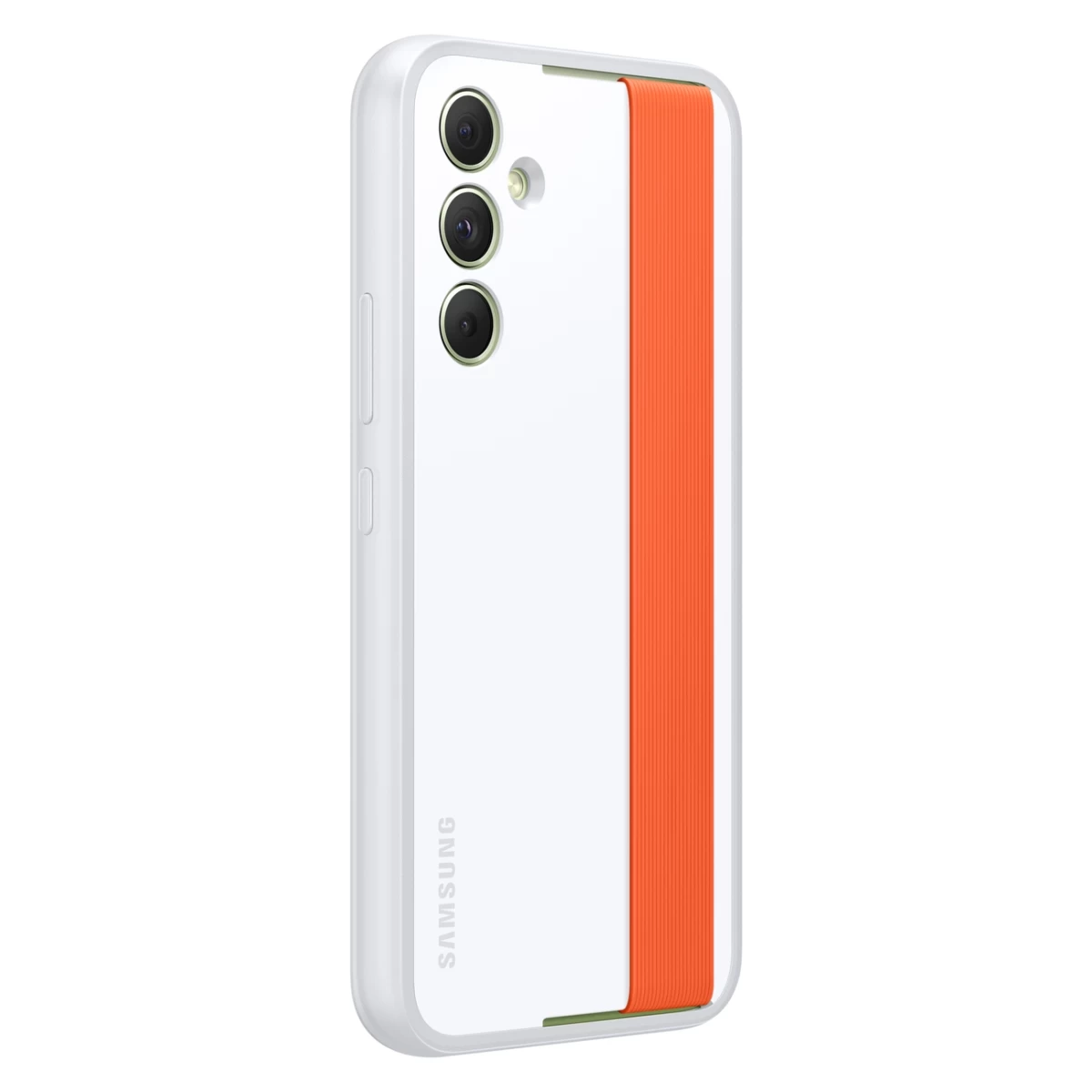 Dėklas Su Dirželiu Samsung Galaxy A54 5g Haze Grip Case White