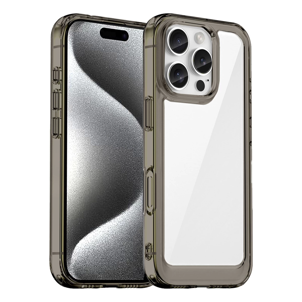 Dėklas Su Lanksčiu Rėmeliu, Skirtas iphone 16e, outer Space Case - Permatomas