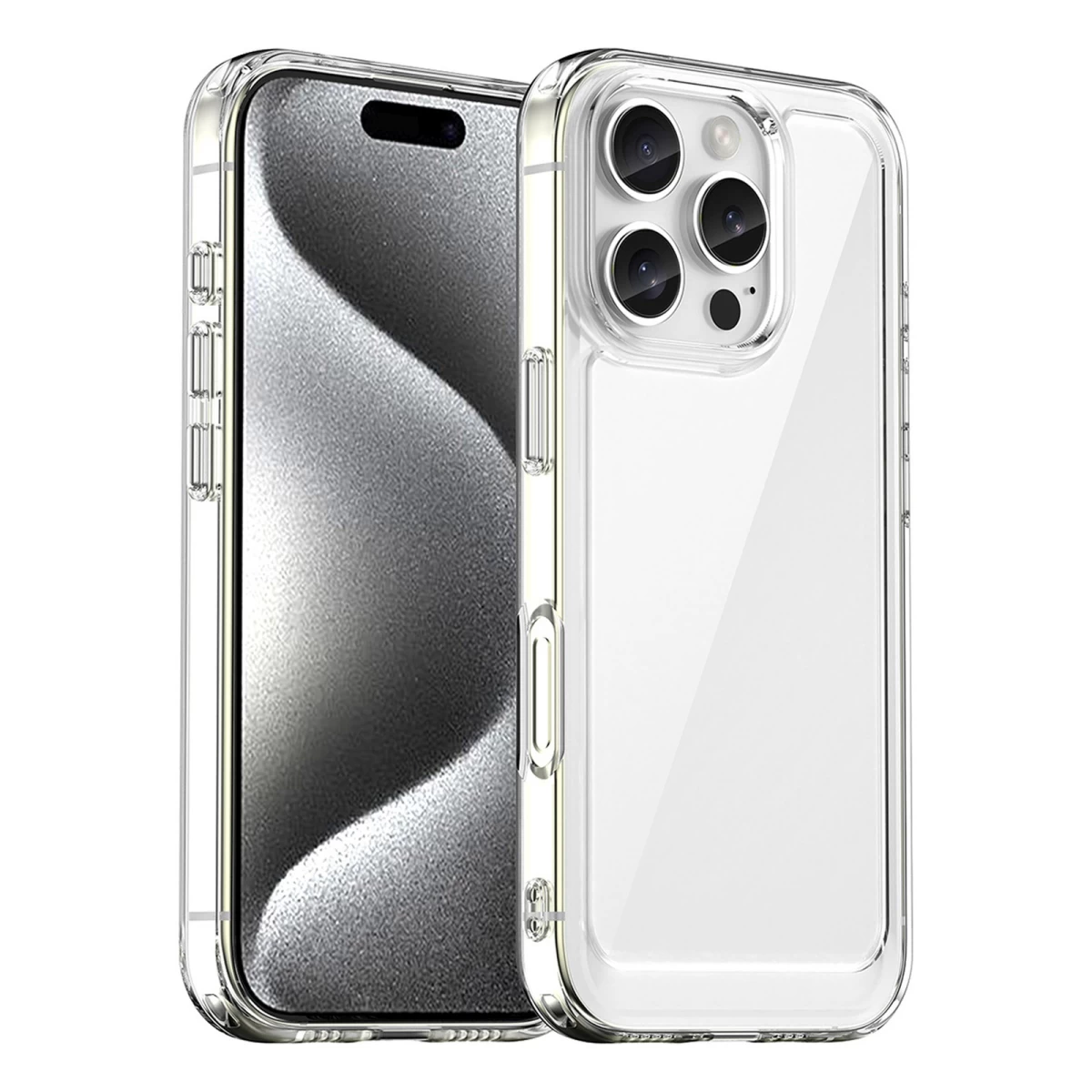 Dėklas Su Lanksčiu Rėmeliu, Skirtas iphone 16e, outer Space Case - Skaidrus