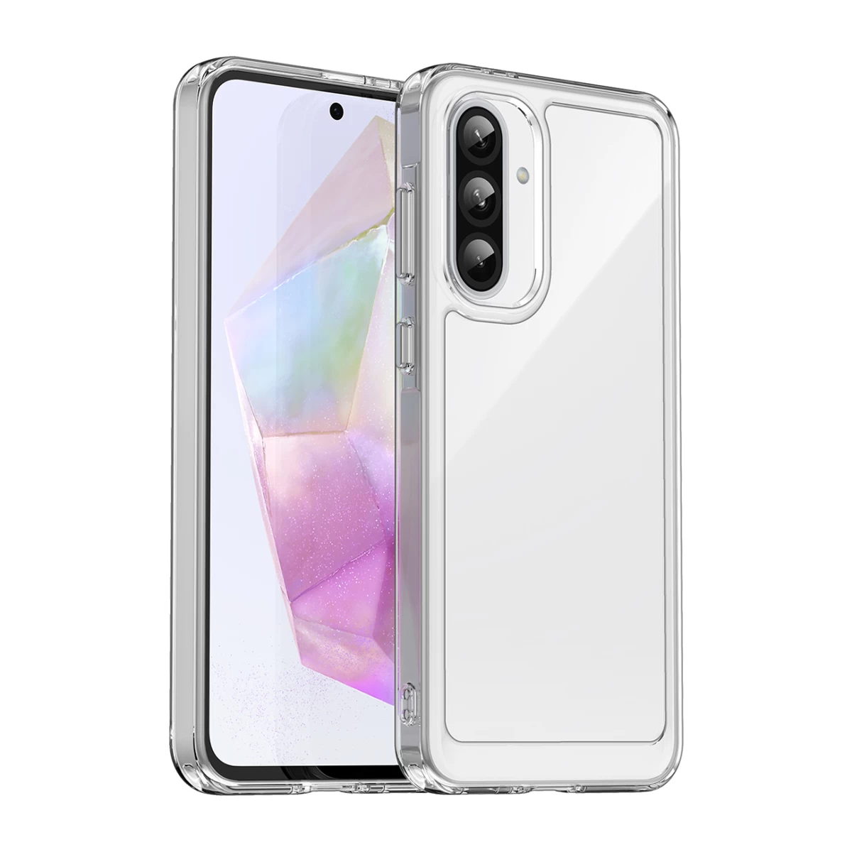 Dėklas Su Lanksčiu Rėmeliu, Skirtas samsung Galaxy A26 Outer Space Case - Skaidrus