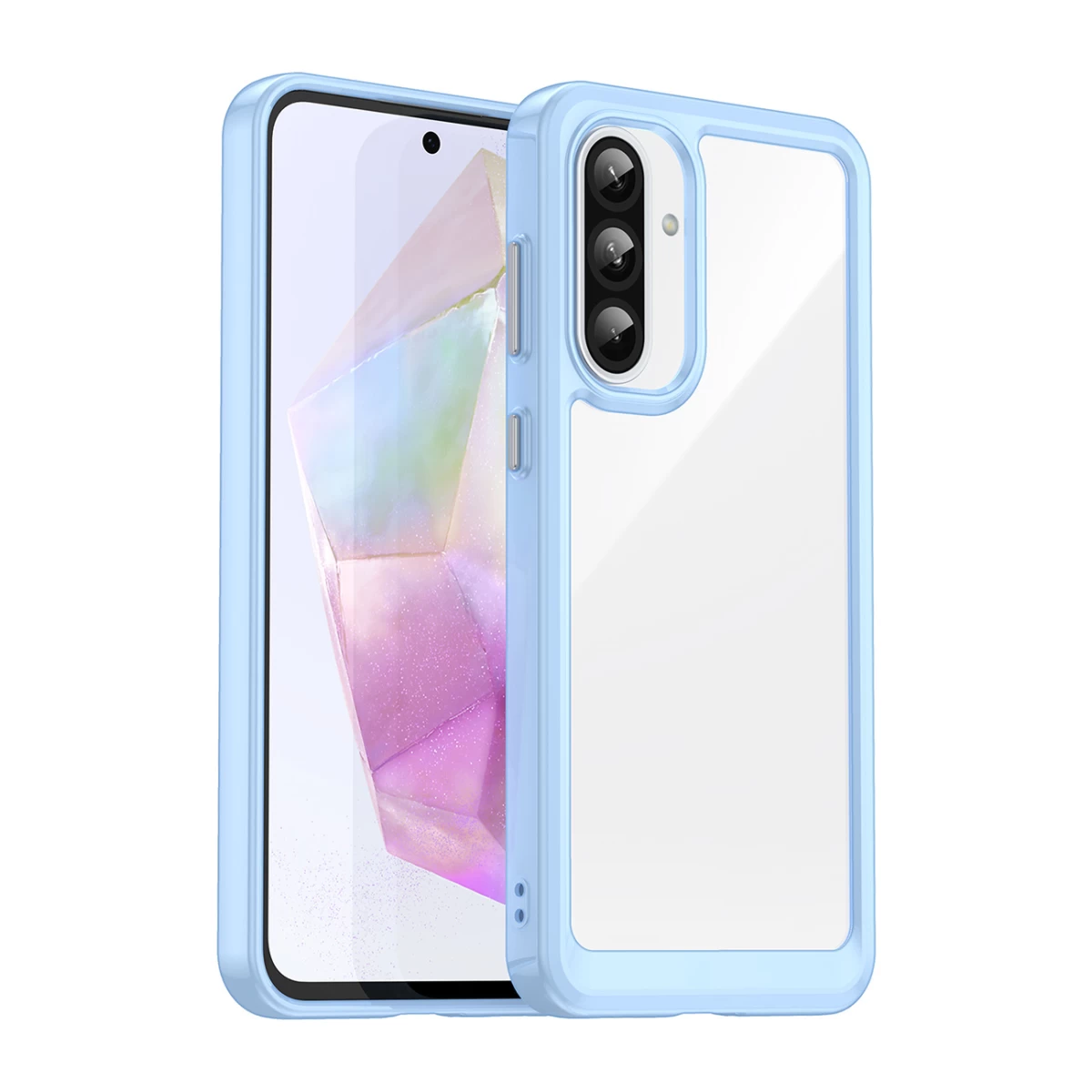 Dėklas Su Lanksčiu Rėmeliu, Skirtas samsung Galaxy A56 Outer Space Case - Mėlynas