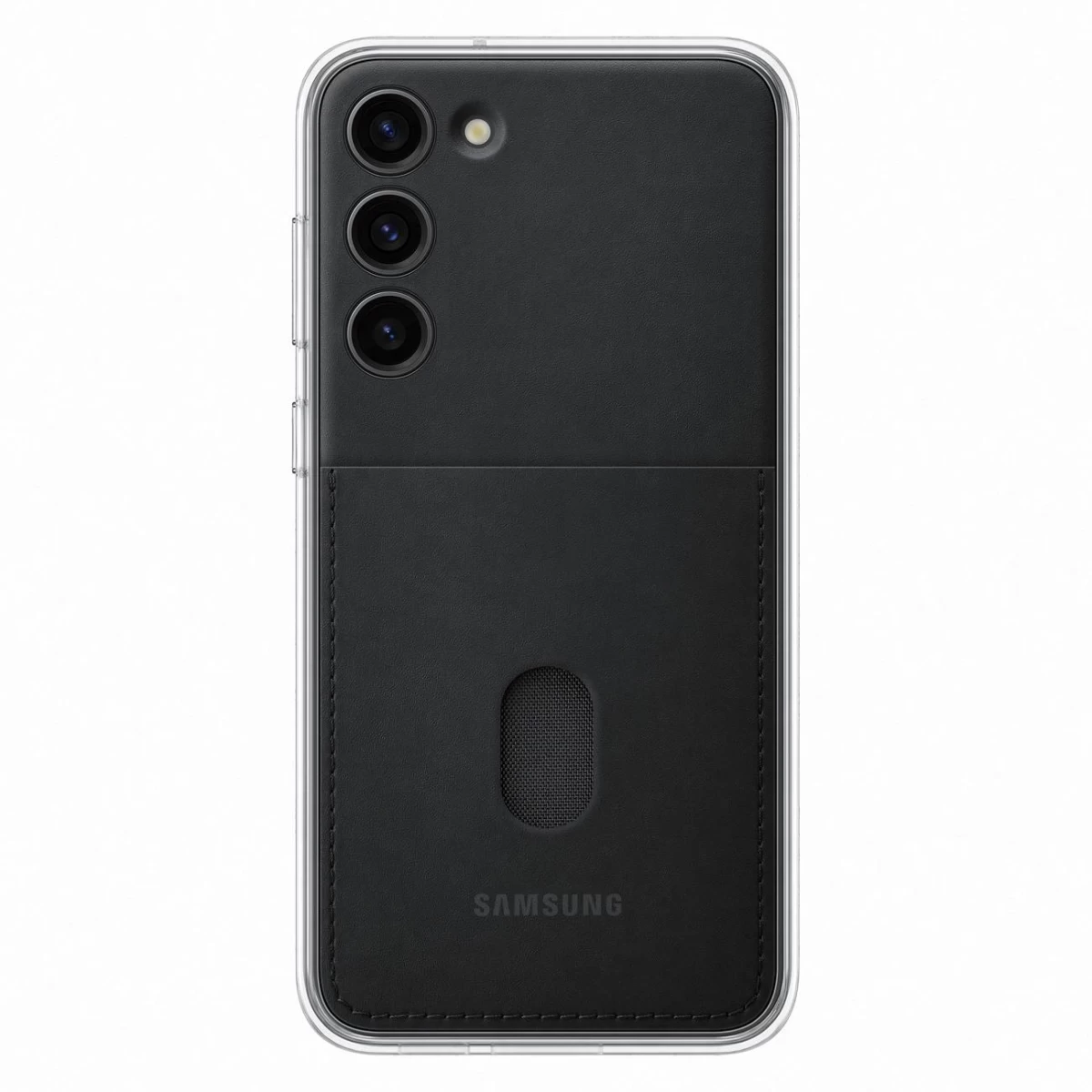 Dėklas Su Nuimama Nugarėle Samsung Galaxy S23+ Frame Cover Juodas