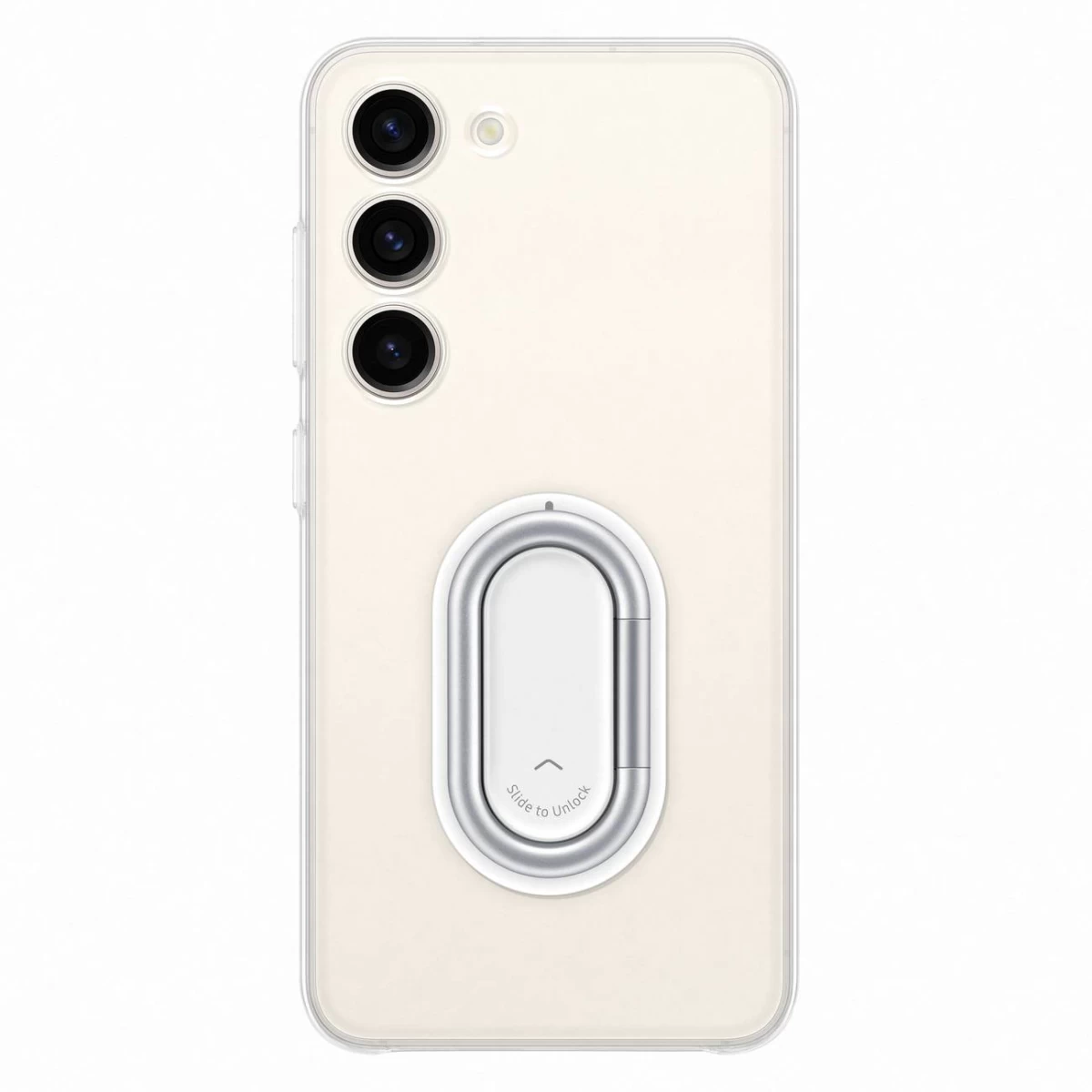 Dėklas Su Stoveliu Samsung Galaxy S23 Clear Gadget Case Skaidrus