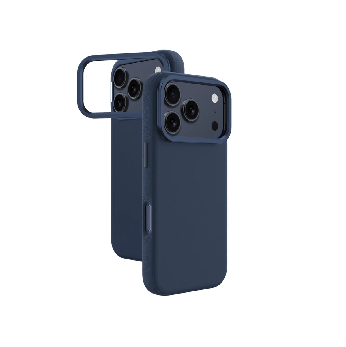 Dėklas Su Stovu iphone 17 Pro Max Glamour - Mėlynas