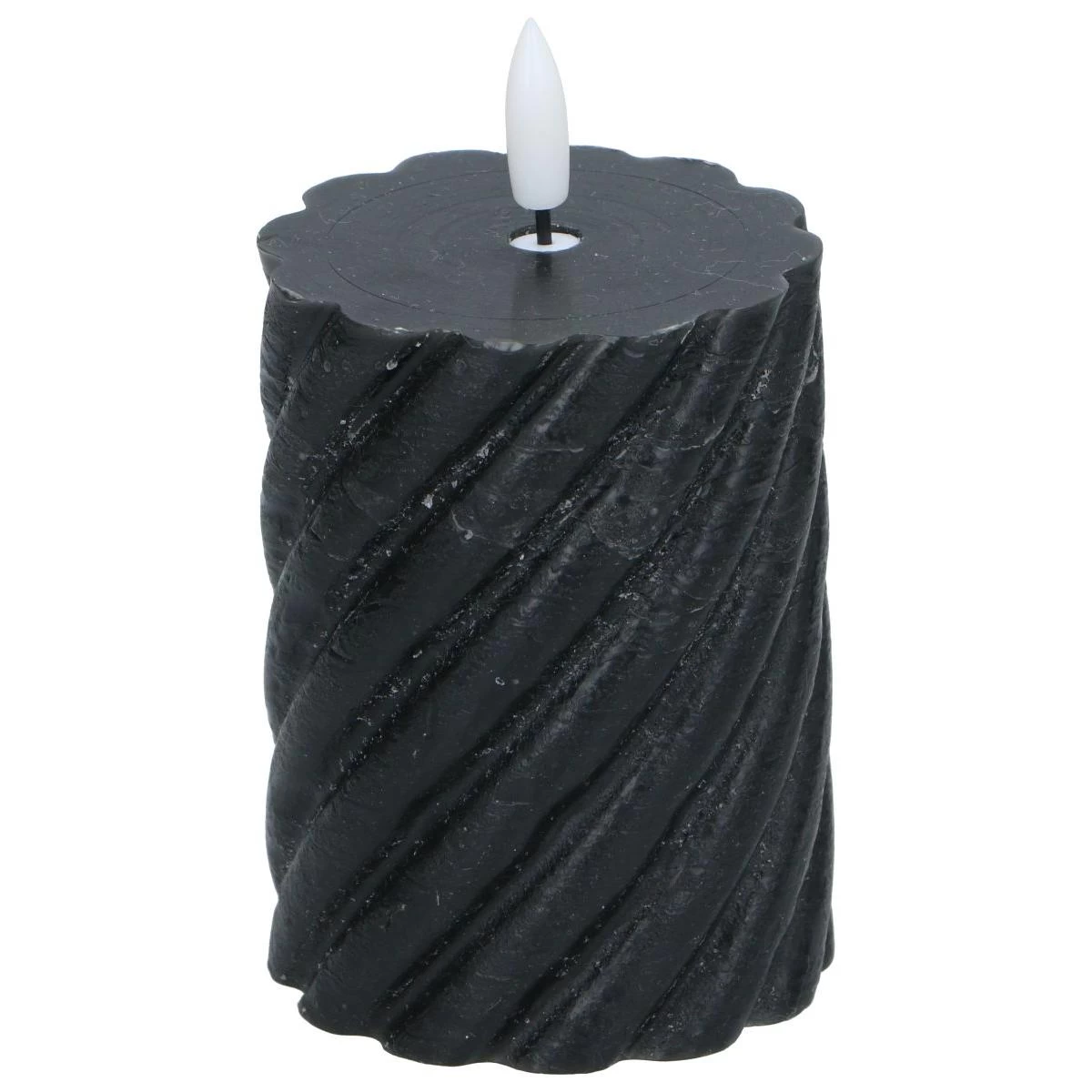 Dekoracinė žvakė 75x100mm Led Wosk Black