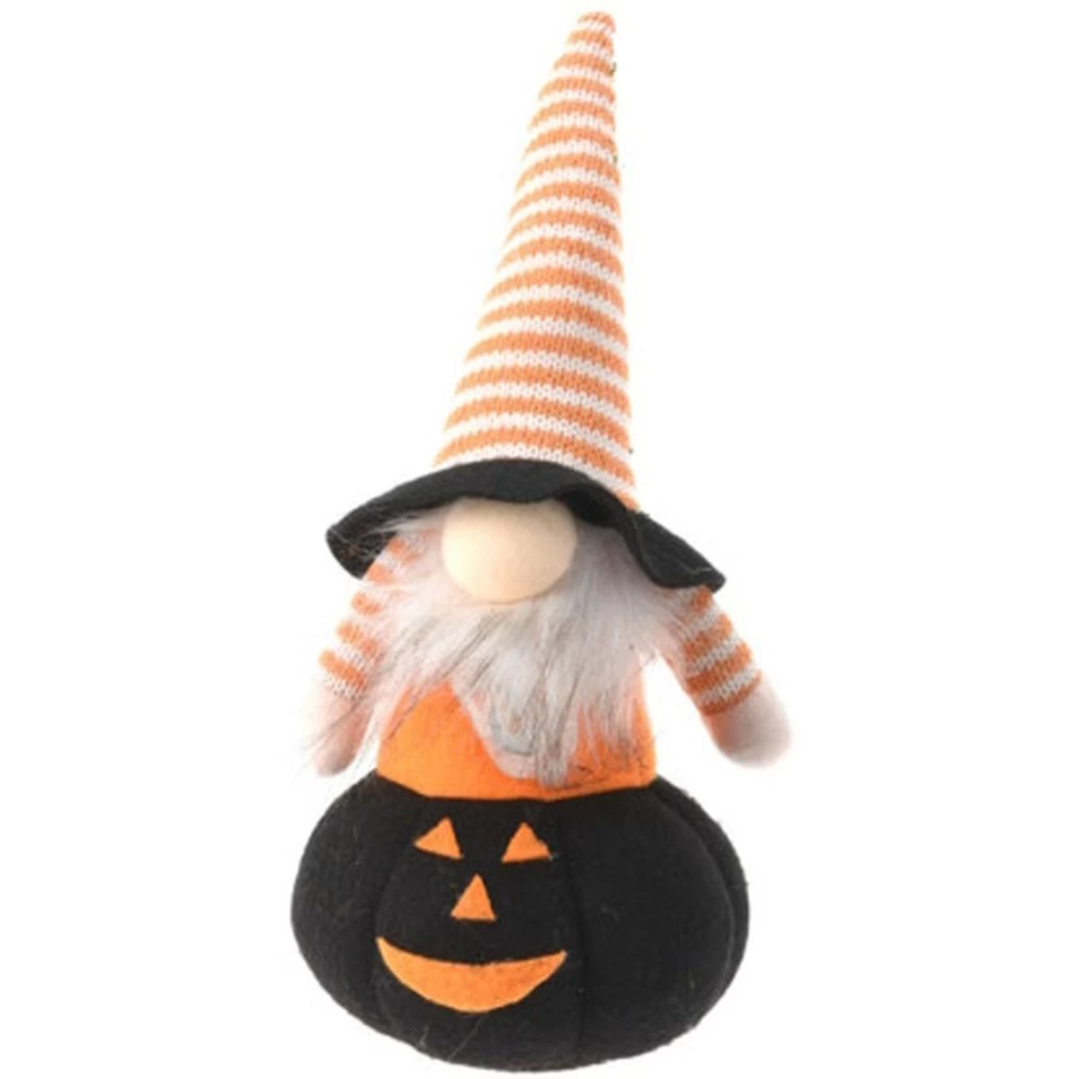 Dekoratyvinė Figūrėlė Ant Juodo Moliūgo 25cm Led Halloween