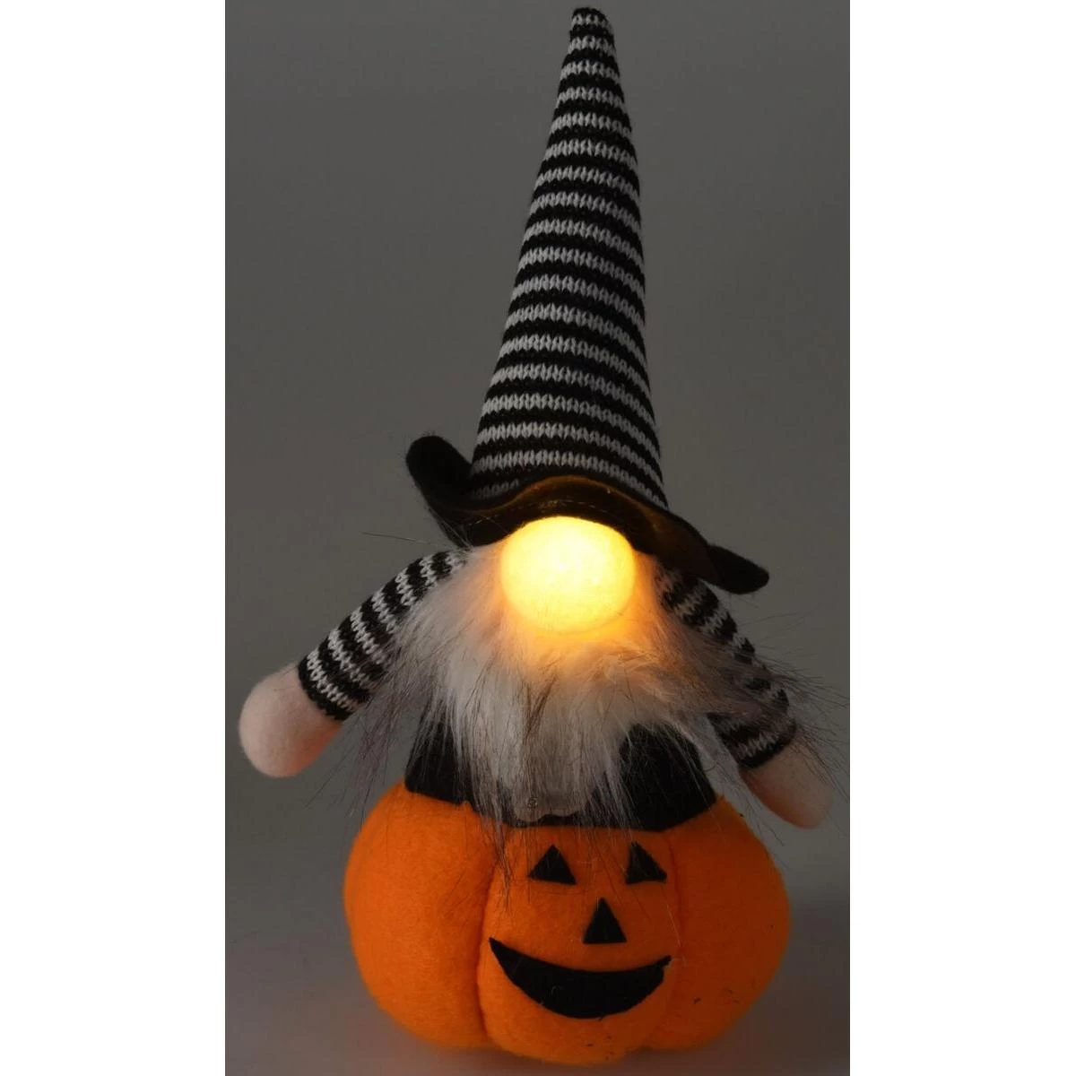 Dekoratyvinė Figūrėlė Ant Moliūgo 25cm Led Halloween Oranžinė