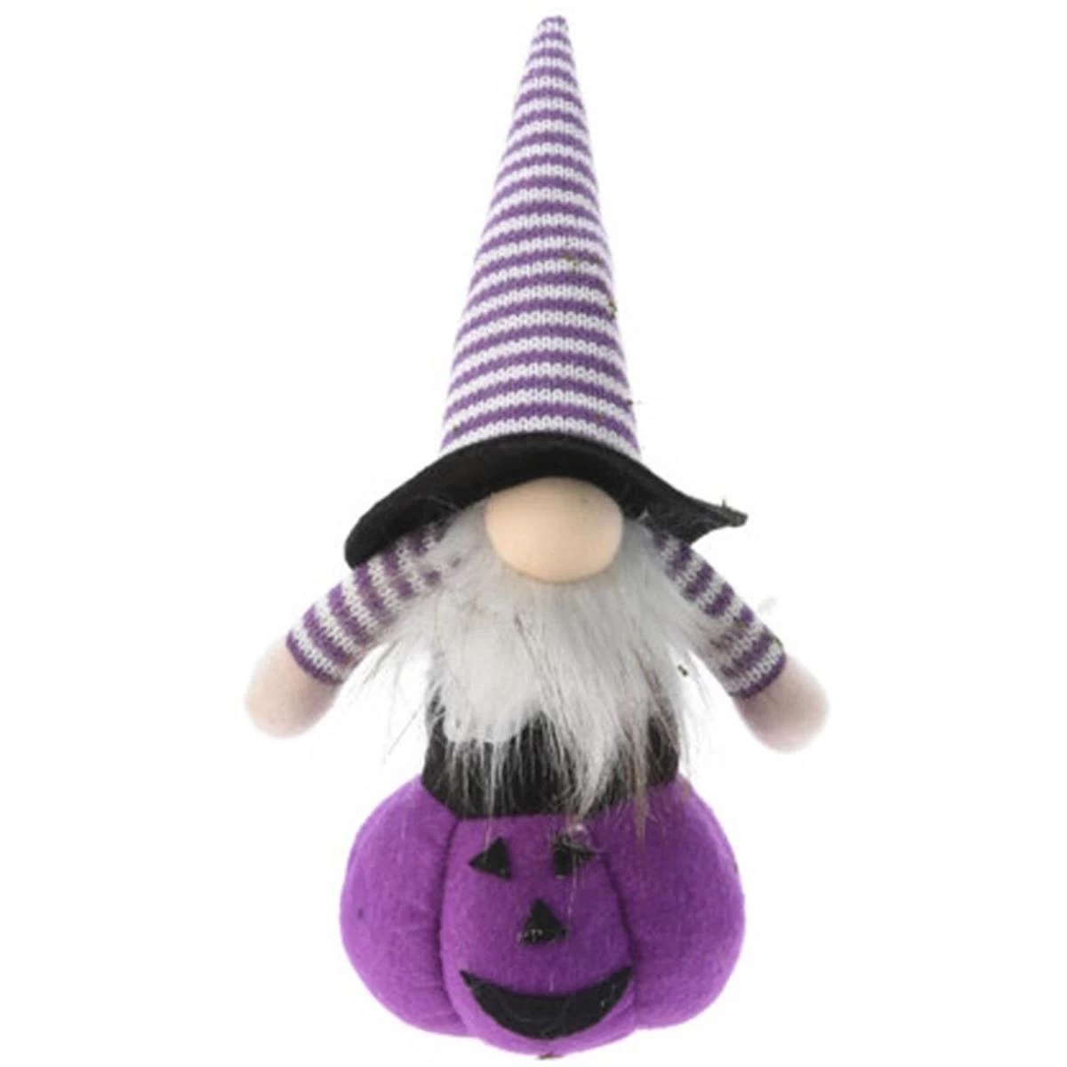Dekoratyvinė Figūrėlė Ant Moliūgo 25cm Led Halloween Violetinė