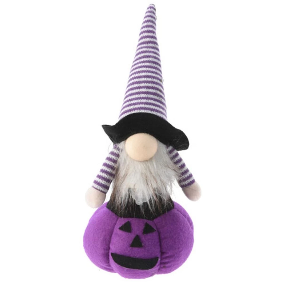 Dekoratyvinė Figūrėlė Ant Moliūgo 35cm Led Halloween Violetinė