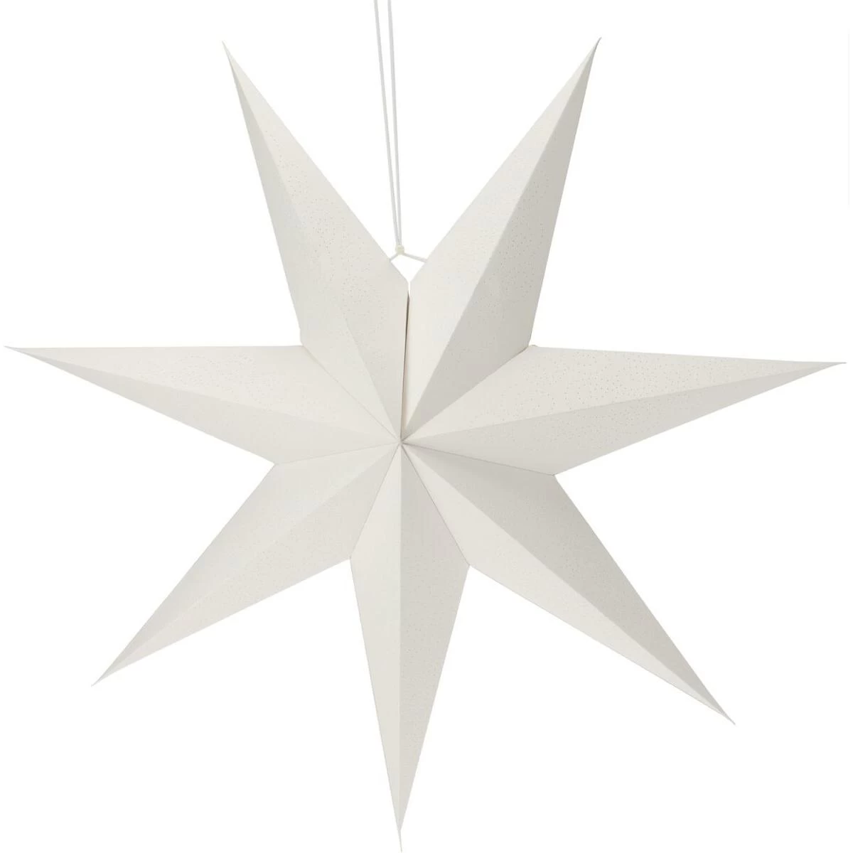 Dekoratyvinė Popierinė Kabanti žvaigždė 75 Cm Balta