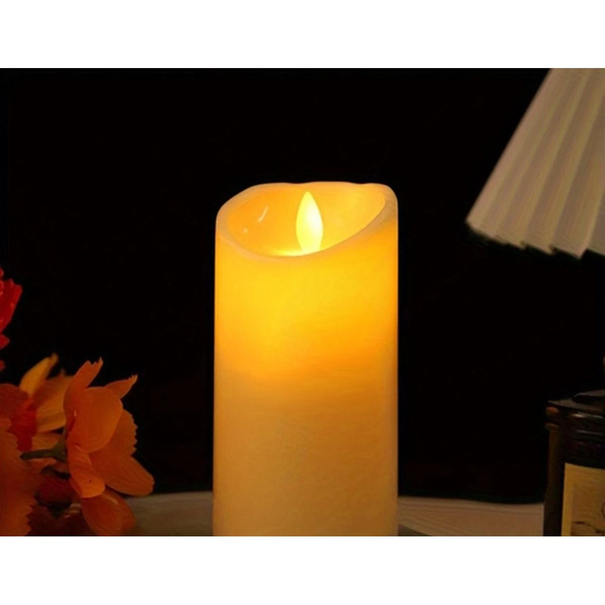 Dekoratyvinė žvakė 70x125mm Led Timer White
