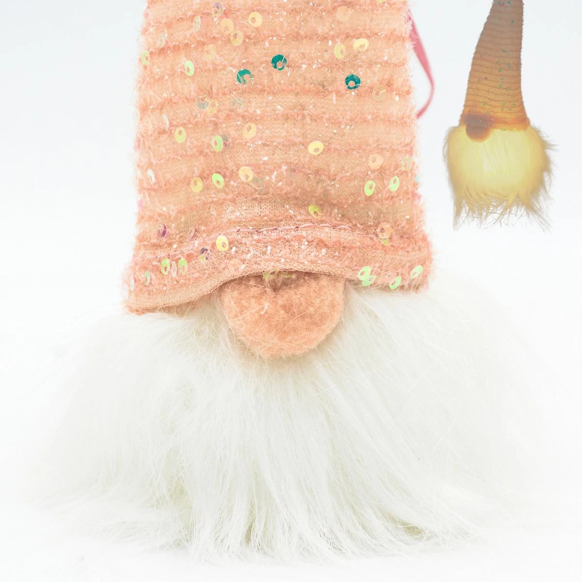 Dekoratyvinis Led Santa Claus 25cm Rožinis