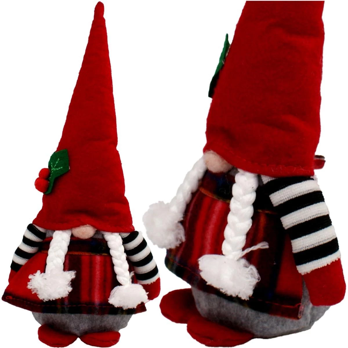 Dekoratyvinis Nykštukas 30 Cm Su Eglute Mergaite