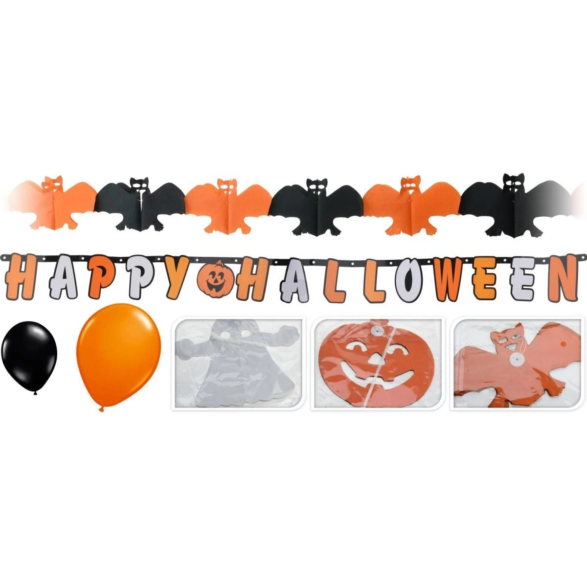 Dekoratyvinis Rinkinys Happy Halloween 14 Elementų