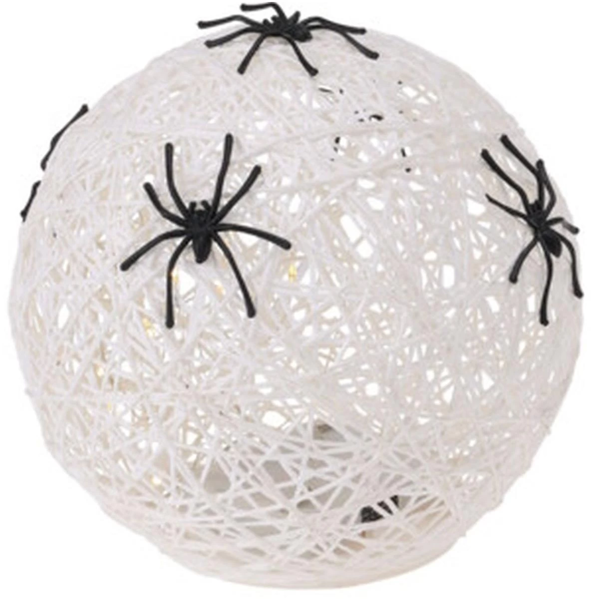Dekoratyvinis Rutulys Vadovaujama Voras Lempa 15cm Halloween Balta