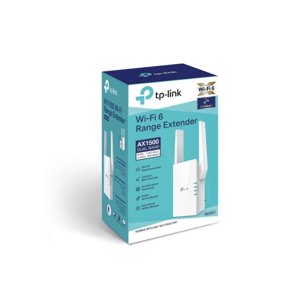 Diapazono plėstuvas TP-LINK AX1500 Wi-Fi 6