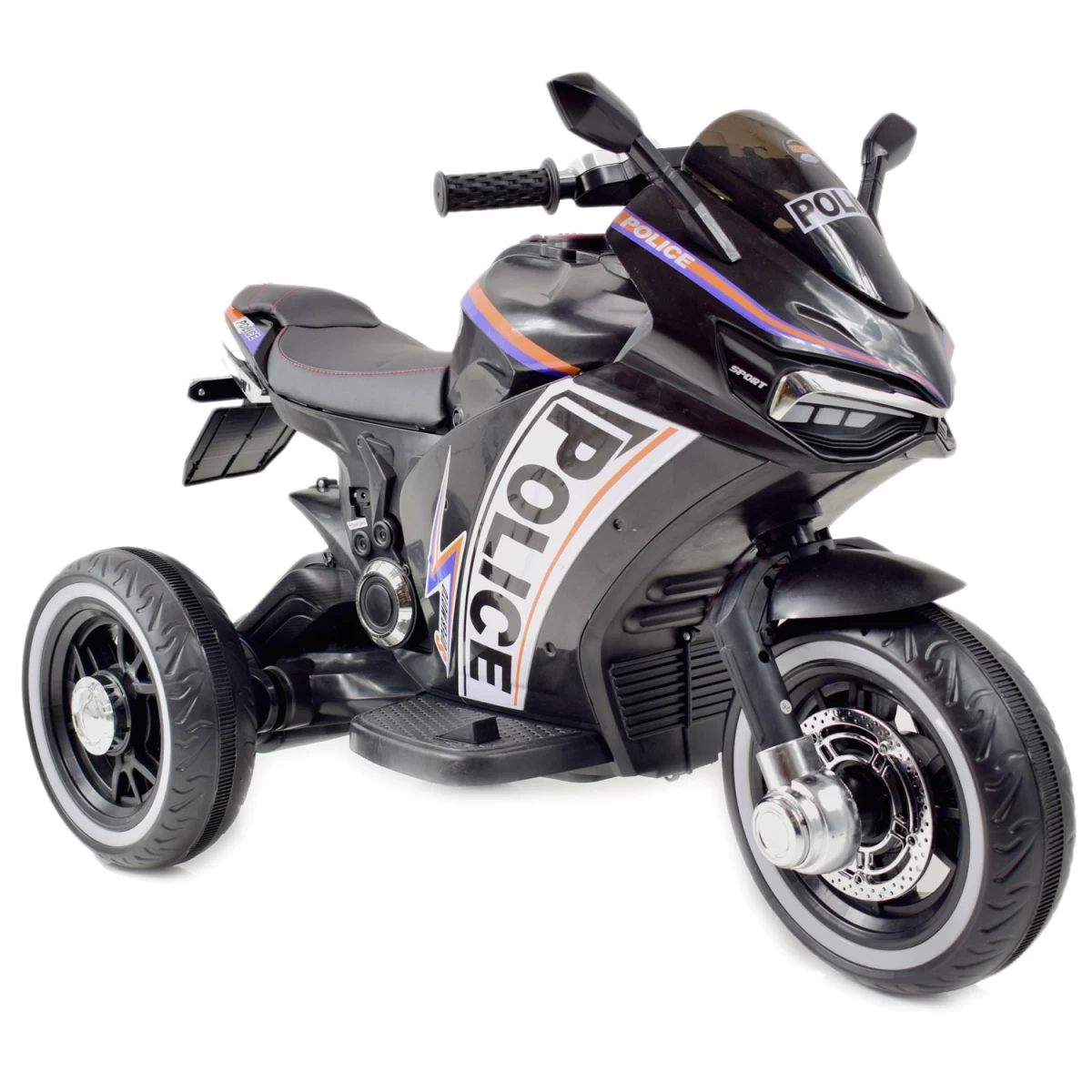 Didelis Motociklas Lenktynininkas Stiprus 2 Išskirtiniai, šviečiantys Ratai, 3 Ratai/ht6188