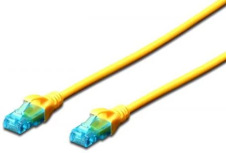 Digitus Cat5e U/utp 0,5 M Geltonos Spalvos 0,5 Komutacinis Kabelis