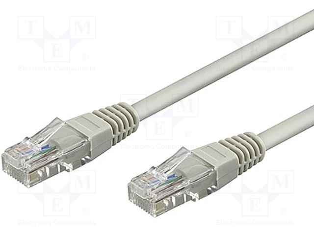 Digitus Cat5e U/utp 1 M Pilkos Spalvos 1 Komutacinis Kabelis