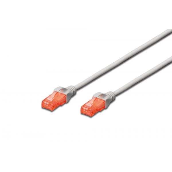 Digitus Cat6 U/utp 5 M Pilkos Spalvos 5 Laidai