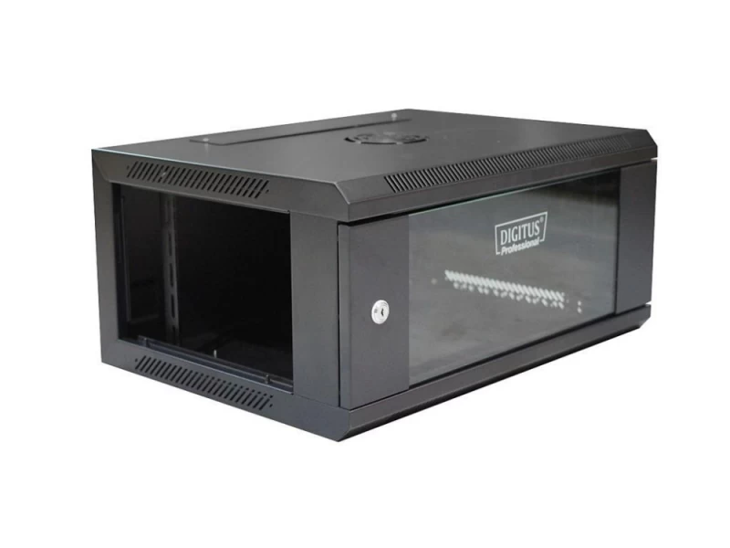 Digitus Sieninė Spinta 19&amp;#039;&amp;#039; 4u 600x450 Juoda Ral 9004