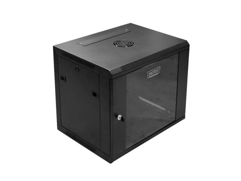 Digitus Sieninė Spinta 19&amp;#039;&amp;#039; 9u 600x450 Juoda Ral9004