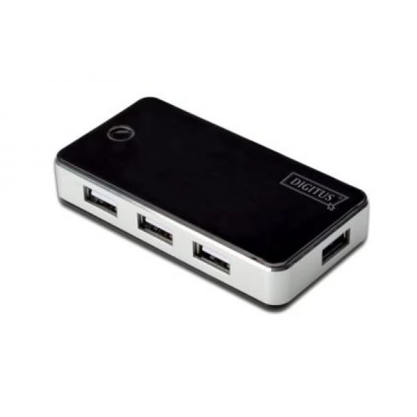 Digitus Usb 2.0 7 Prievadų šakotuvas Juodas