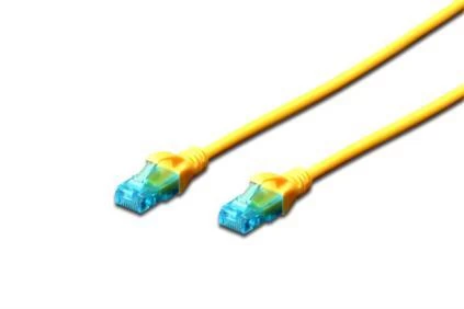 Digitus Utp Cat. 5e 0,25 M Geltonos Spalvos 0,25 Kontaktinis Kabelis