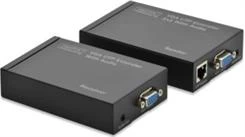 Digitus Vga + Garso Signalo Skirstytuvas - Vga + Garso Signalas + Rj-45 Ds-53400