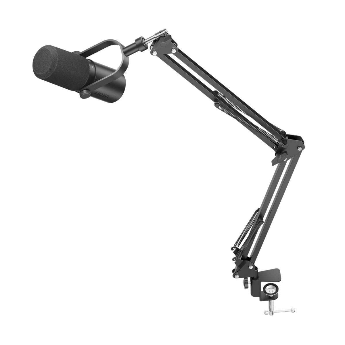 Dinaminis Studijinis Mikrofonas Su Laidu Ir Laikikliu, Usb/xlr Jungtimi – Juodas