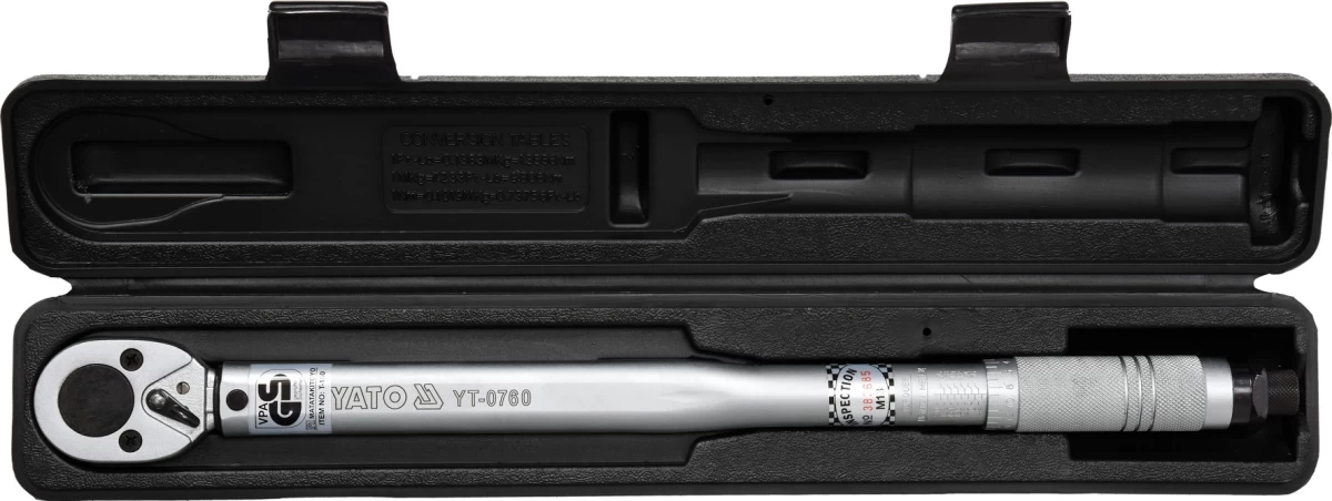 Dinamometrinis raktas YATO YT-0760 | 1/2 | 42-210Nm