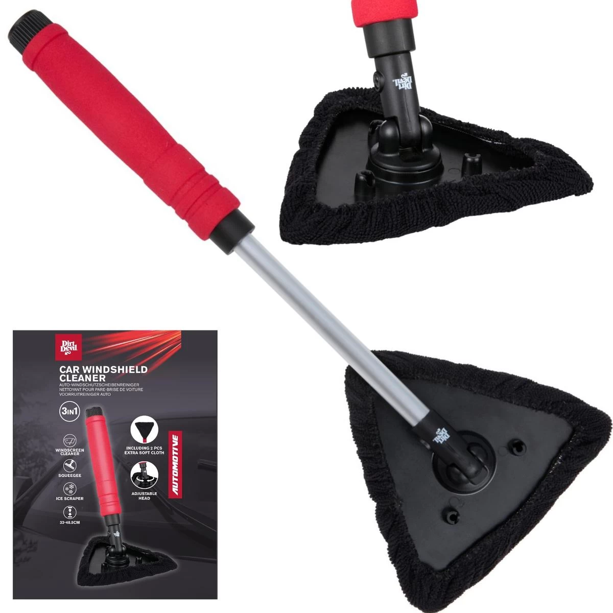 Dirt Devil 3in1 Vandens Ir Ledo Grandiklis Su Rankena