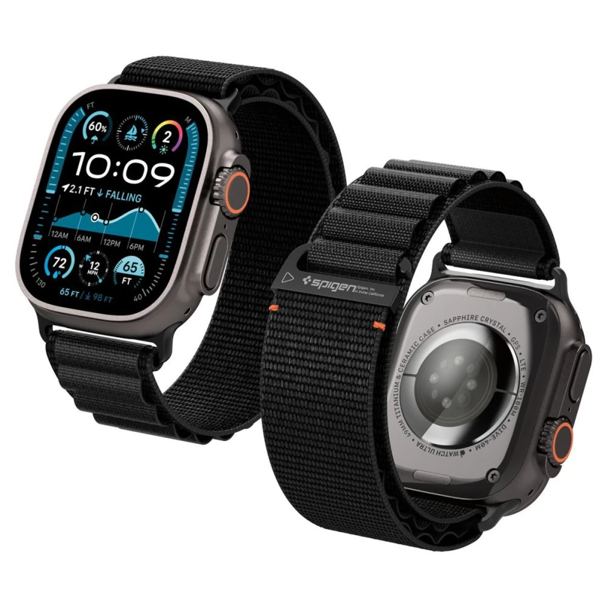 Dirželis apple Watch 44 / 45 / 46 / 49 Mm - Juodas