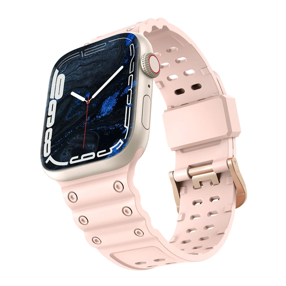 Dirželis Triguba Apsauga Apple Watch Se, 9, 8, 7, 6, 5, 4, 3, 2, 1 (41, 40, 38 Mm) Apyrankės Dirželis Rožinės Spalvos Dirželis Triguba Apsauga Apple Watch Se, 9, 8, 7, 6, 5, 4, 3, 2, 1 (41, 40, 38 Mm) Apyrankės Dirželis Rožinės Spalvos