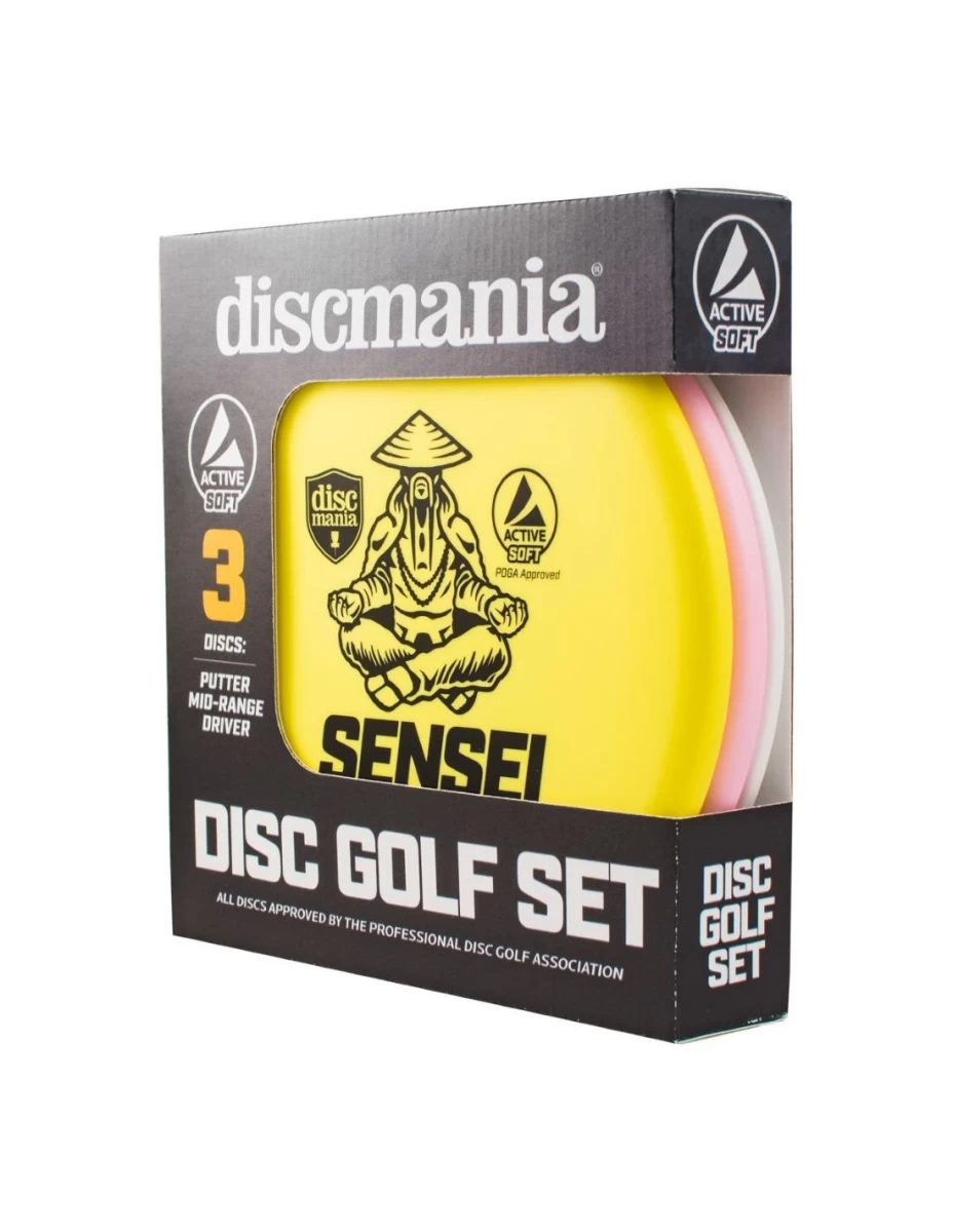 DISKGOLFO DISKŲ RINKINYS DISCMANIA ACTIVE 3 SOFT DISCKSET