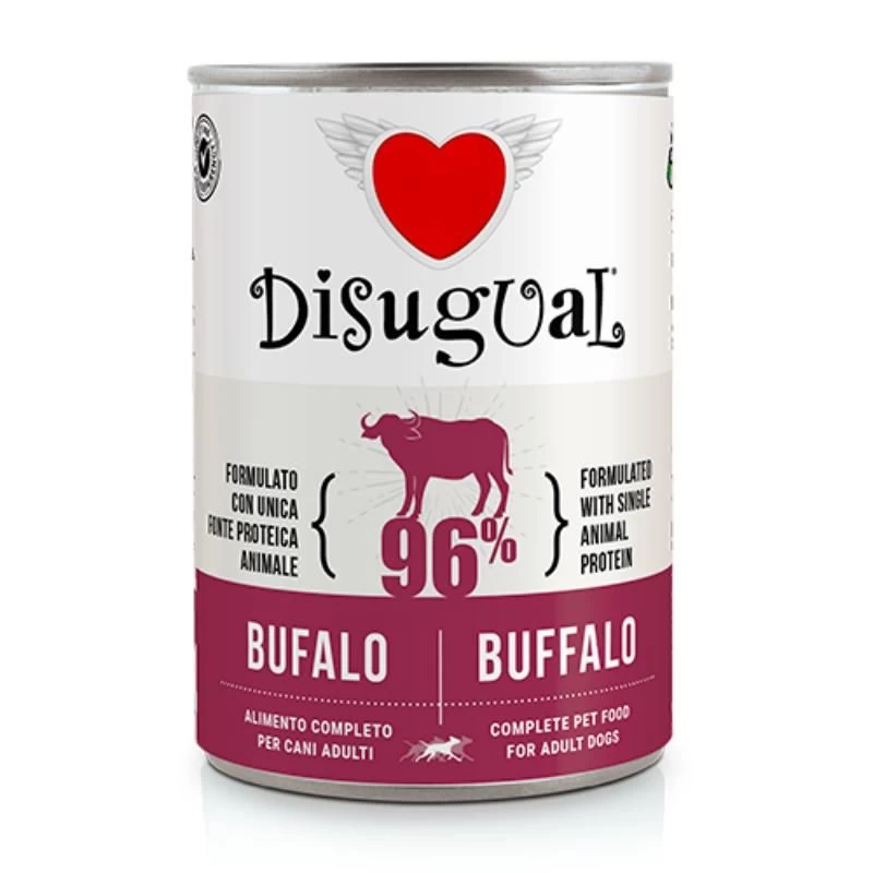 DISUGUAL MonoProtein konservas šunims su buivolu 400g (6), DSGS416